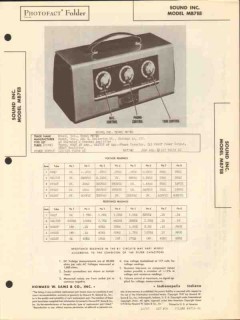 sound inc model mb7e8 5 tube 2 channel amplifier sams photofact manual sound inc model mb7e8 5 tube 2 channel amplifier sams photofact manual