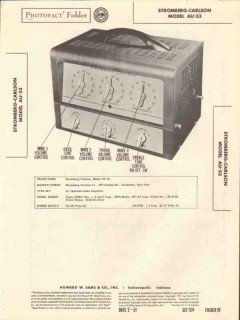 stromberg-carlson model au-33 audio amplifier sams photofact manual stromberg-carlson model au-33 audio amplifier sams photofact manual