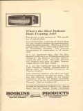hoskins mfg company 1922 delicate heat-treating job vintage ad
