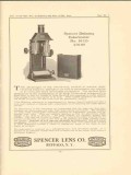 spencer lens company 1922 duboscq colorimeter analysis vintage ad