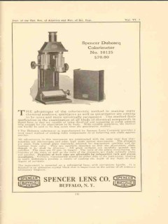 spencer lens company 1922 duboscq colorimeter analysis vintage ad spencer lens company 1922 duboscq colorimeter analysis vintage ad