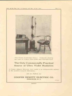 cooper hewitt electric company 1923 ultra violet radiation vintage ad