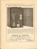 eimer and amend 1923 mathieson bleach-liquor testing vintage ad