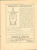 Eimer Amend 1923 Hortvet Sublimator separation apparatus vintage ad Eimer Amend 1923 Hortvet Sublimator separation apparatus vintage ad