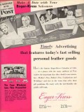 Enger-Kress Company 1950 Vintage Ad Personal Leather Goods Timely