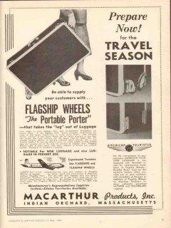 MacArthur Products Inc 1950 Vintage Ad Flagship Wheels Prepare Now