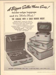 Mobin Luggage Company 1950 Vintage Ad Bigger Seller Than Ever