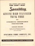 Spaulding Fibre Company 1950 Vintage Ad Trunks Cases You Cant Beat Spaulding Fibre Company 1950 Vintage Ad Trunks Cases You Cant Beat