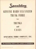 Spaulding Fibre Company 1950 Vintage Ad Hard Vulcanized Trunk Fiber Spaulding Fibre Company 1950 Vintage Ad Hard Vulcanized Trunk Fiber