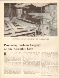 skyway luggage company 1950 producing fashion luggage vintage article