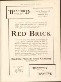 bradford pressed brick company 1912 permanent red mantel vintage ad