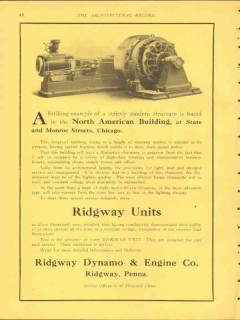 ridgway dynamo engine company 1912 north american building vintage ad