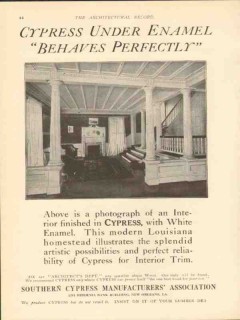 southern cypress mfg association 1912 behaves perfectly vintage ad