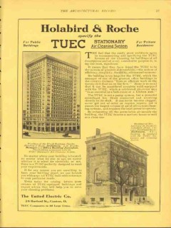 united electric company 1912 tuec stationary air cleaner vintage ad