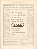 yale towne mfg company 1912 were proud of our products vintage ad yale towne mfg company 1912 were proud of our products vintage ad
