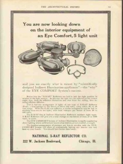 national x-ray reflector company 1912 interior equipment vintage ad