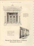 thorp fire proof door company 1912 make each room separate vintage ad