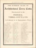 federal terra cotta company 1912 superior grade manufacture vintage ad