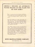 ruud mfg company 1912 automatic water heater in new home vintage ad