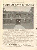 n g taylor company 1912 presidents garage dc roofing tin vintage ad n g taylor company 1912 presidents garage dc roofing tin vintage ad