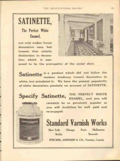 standard varnish works 1912 satinette perfect white enamel vintage ad