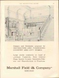 marshall field company 1912 decorate furnish country homes vintage ad