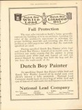 national lead company 1912 full protection dutch boy paint vintage ad
