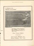 jno. williams 1912 cast tribute to bandsmen of the titanic vintage ad