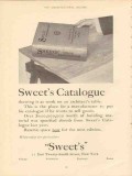 sweets catalog 1910 showing it at work on architect table vintage ad