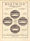 bostwick steel lath company 1910 truss-loop metal lath vintage ad