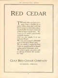 gulf red cedar company 1910 request builder clothes closet vintage ad