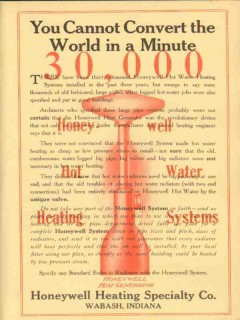 honeywell heating specialty company 1910 you cannot convert vintage ad