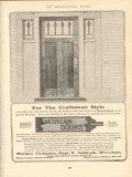 morgan company 1910 for the craftsmen style doors vintage ad