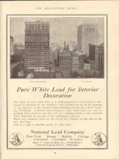national lead company 1910 farmers bank oliver building vintage ad 