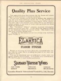 standard varnish works 1910 quality plus service finish vintage ad