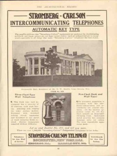 stromberg-carlson 1910 n w harris lake geneva wi residence vintage ad