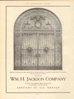 wm h jackson company 1910 henry flagler palm beach fl doors vintage ad wm h jackson company 1910 henry flagler palm beach fl doors vintage ad