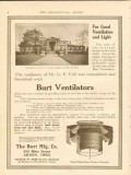 burt mfg company 1911 c p taft brother of wm taft residence vintage ad