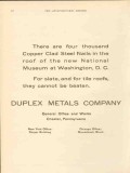 duplex metals company 1911 national museum copper clad nail vintage ad duplex metals company 1911 national museum copper clad nail vintage ad