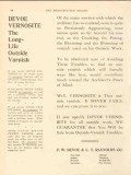 f w devoe and c t raynolds company 1911 vernosite varnish vintage ad f w devoe and c t raynolds company 1911 vernosite varnish vintage ad
