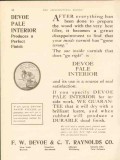 f w devoe and c t raynolds company 1911 pale interior vintage ad f w devoe and c t raynolds company 1911 pale interior vintage ad