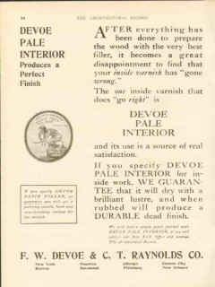 f w devoe and c t raynolds company 1911 pale interior vintage ad