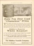 glidden varnish company 1911 chameleon white enamel vintage ad glidden varnish company 1911 chameleon white enamel vintage ad