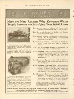 kewanee water supply company 1911 nine reasons why vintage ad