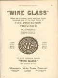 mississippi wire glass company 1911 fire protection provide vintage ad