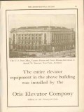 otis elevator company 1911 post office court cleveland oh vintage ad
