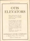 otis elevator company 1911 when making plans new buildings vintage ad