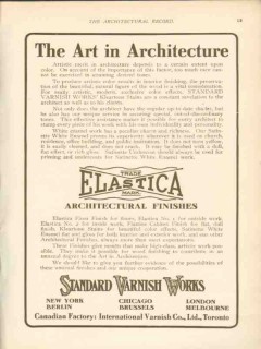 standard varnish works 1911 art in architecture finishes vintage ad
