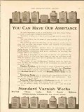 standard varnish works 1911 you can have our assistance vintage ad