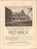 bradford pressed brick company 1913 dr vorden mercerburg pa vintage ad